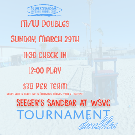 M/W Doubles Tournament